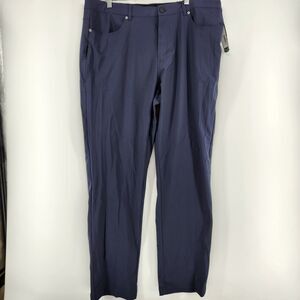 01.Algo Men's 38X32 WarpTech Commuter 5 Pocket Slim Fit Pants NWT